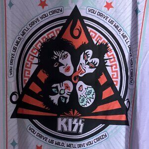 Official KISS  s/s  long t-shirt, rare, NWT,  HTF (Licensor Sample)